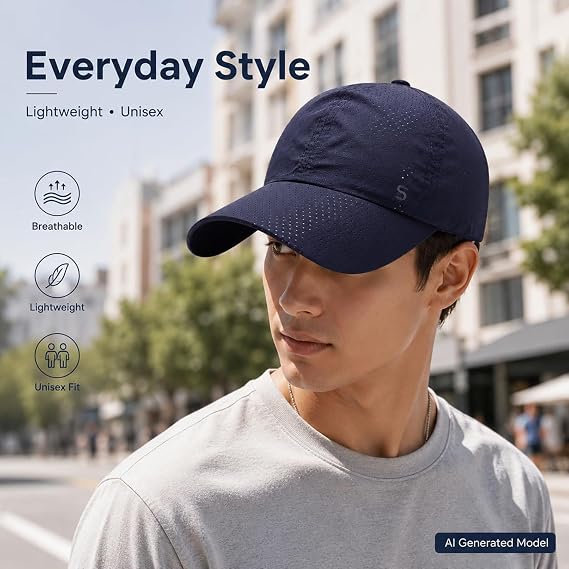Traditional hot sweaty outdoor cap problem