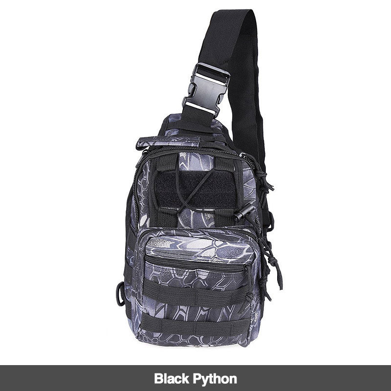 Stealth angel shoulder sling backpack military style outdoor compact black sale