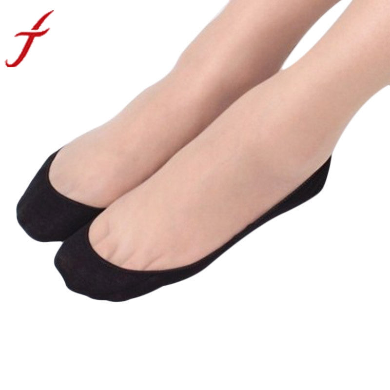 Cotton Lace Antiskid Invisible Liner No Show Peds Low Cut Socks#L