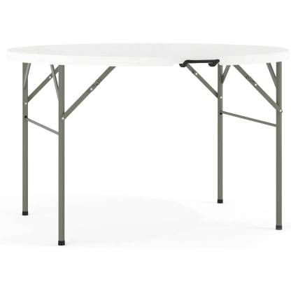 Flash Furniture Round Plastic Folding Event Table with Carrying Handle