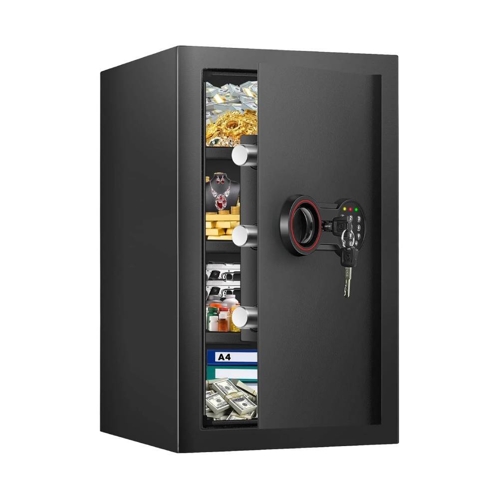 Bukumo Anti-theft Fireproof Safe Box with Programmable Keypad