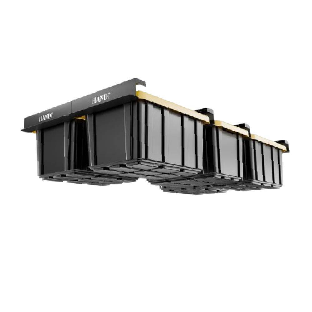 HANDT Overhead Garage Storage Rack Connectable Heavy Duty Metal Ceiling Rails