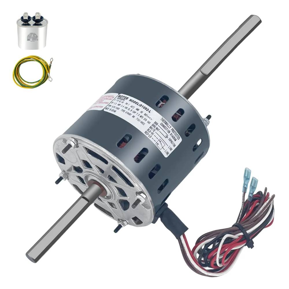 LEUNGOO 2 Speed Air Conditioner Condenser  Include a Capacitor