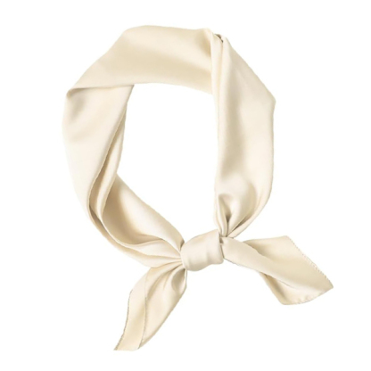 Lightweight Soft Square Scarf in Solid Color Imitation Silk