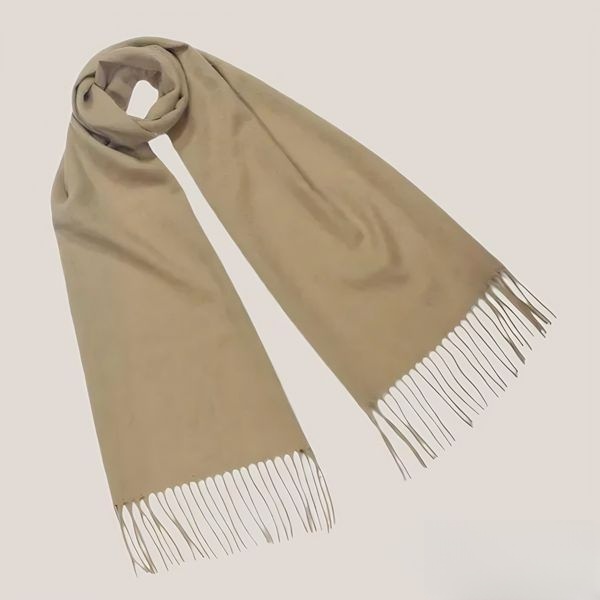 Men's winter wool scarf