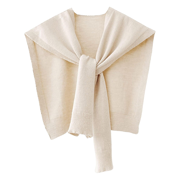 Ladies' casual knitted shawl