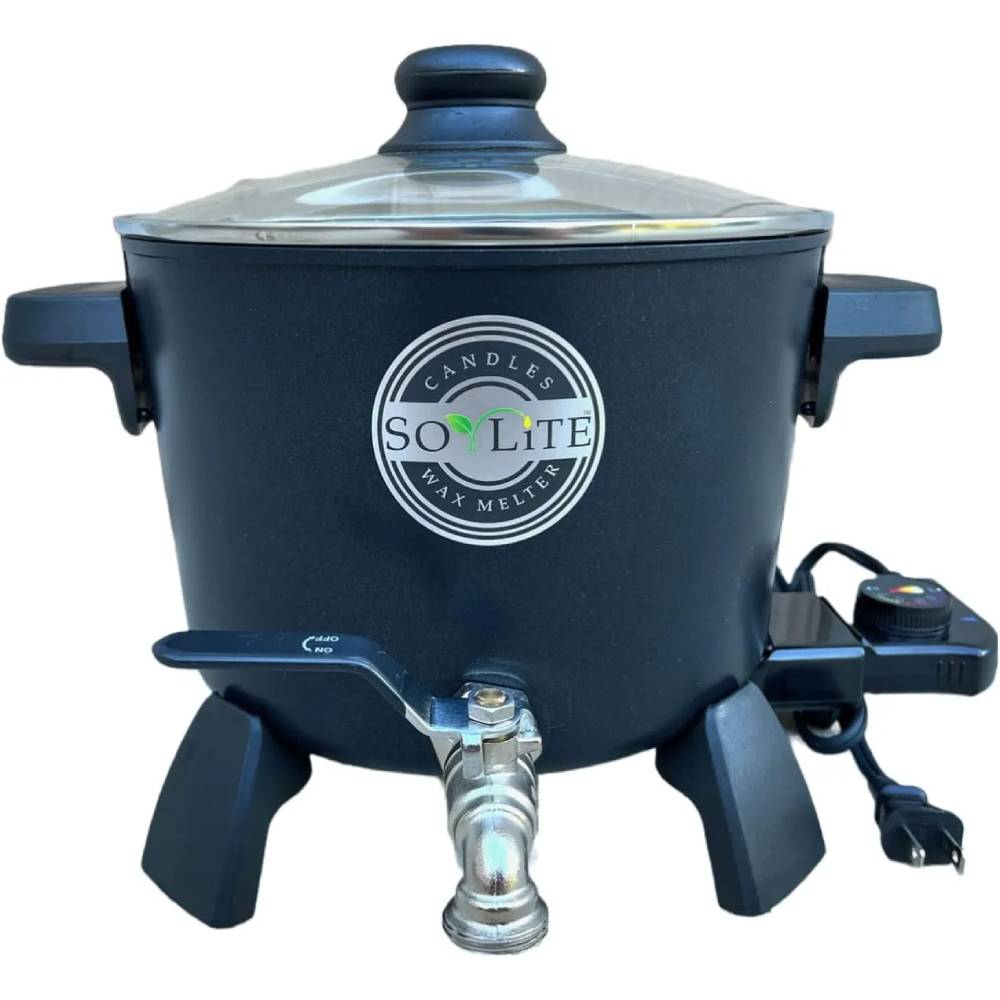 SOYLITE CANDLES Wax Melter for Candle Making, Wax Melter Has Easy Pour Valve
