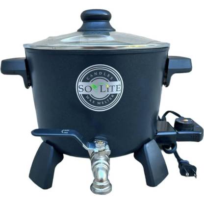 SOYLITE CANDLES Wax Melter for Candle Making, Wax Melter Has Easy Pour Valve