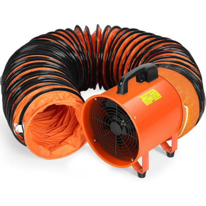 Rengue 12 Inches Utility Blower/Exhaust with 32.8 FT Hose Fan