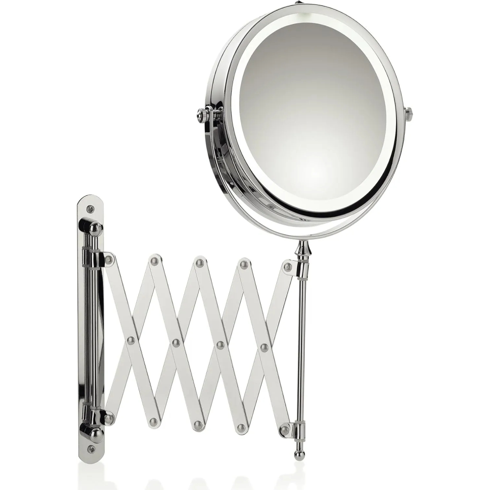 kela Valeria Wall Cosmetic Mirror with LED Lighting Extendible