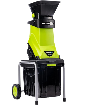 Earthwise 15-Amp Garden Corded Electric Chipper, Collection Bin