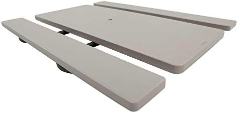 LIFETIME Folding Picnic Table, 6 Feet, Putty