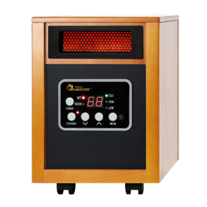 Dr Infrared Heater Portable Space Heater Original 1500 Watt Cherry