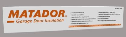 Matador Garage Door Insulation Kit, X-Large, White