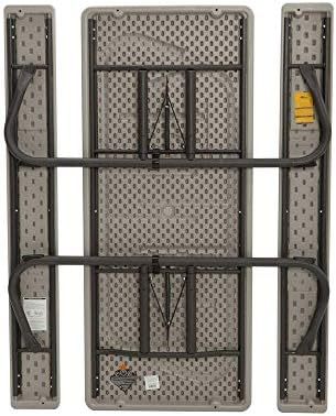 LIFETIME Folding Picnic Table, 6 Feet, Putty