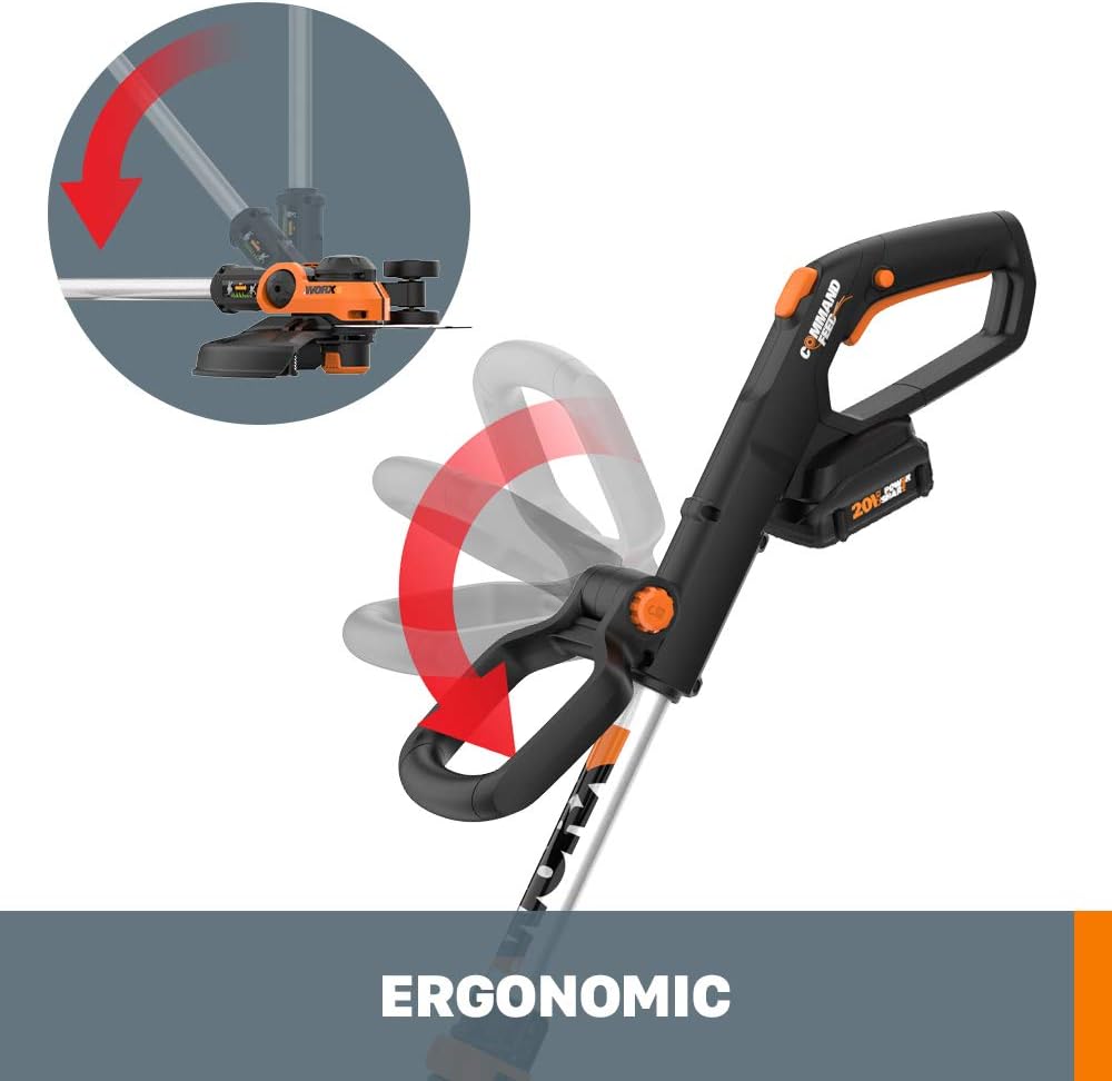 Worx String Trimmer Cordless GT3.0 20V PowerShare 12" Edger & Weed Trimmer