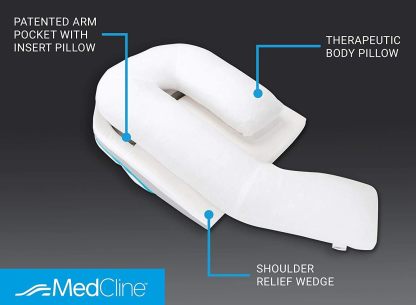 MedCline Shoulder Relief System | Bed Wedge Pillow for Shoulder Pain Relief