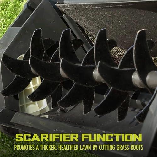 Sun Joe Electric Dethatcher and Scarifier w/Removeable 13.2-Gal Collection Bag