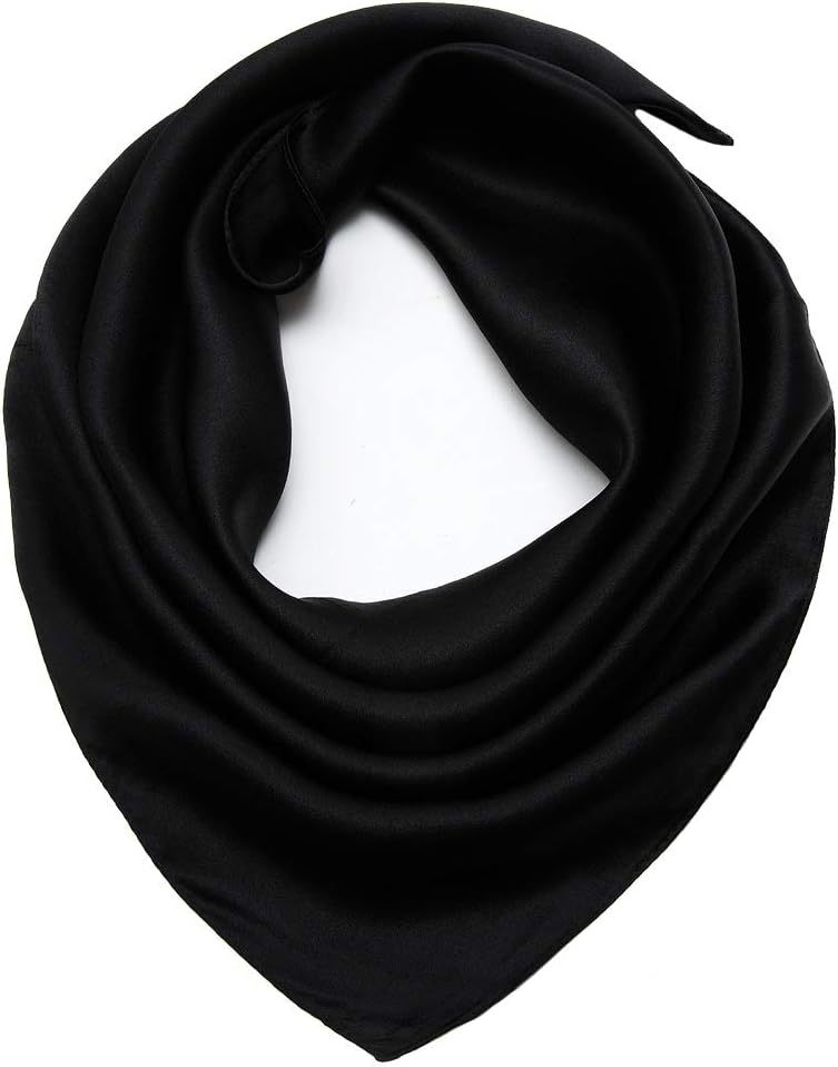 100% Mulberry Silk Scarf Square Hair Scarves Fashion Pattern Neck Scarfs for Women
