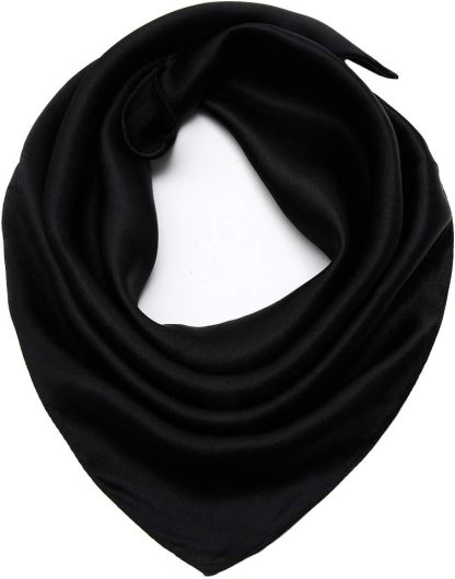 100% Mulberry Silk Scarf Square Hair Scarves Fashion Pattern Neck Scarfs for Women