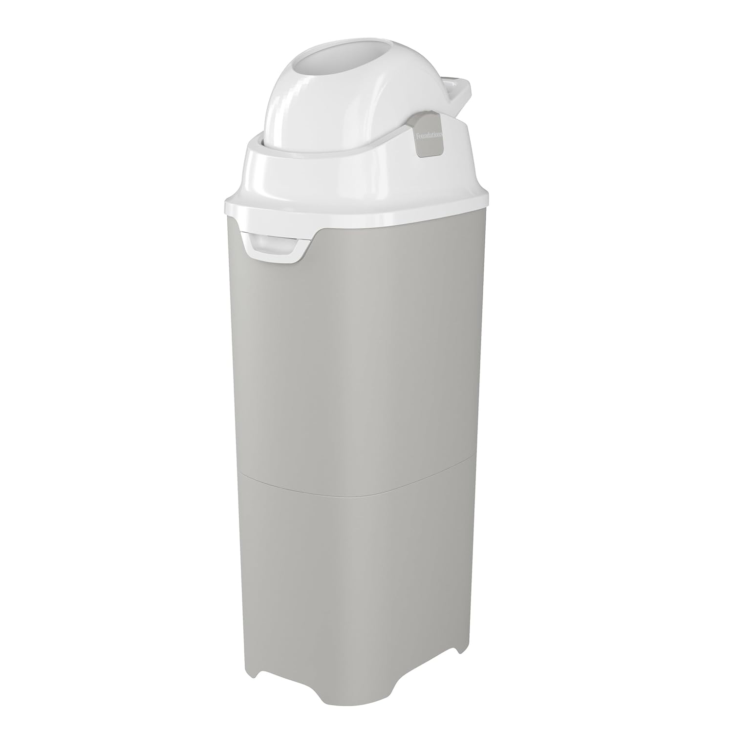 Foundations Tall Diaper Pail with Airtight Lid - Durable & Odorless Diaper Disposal