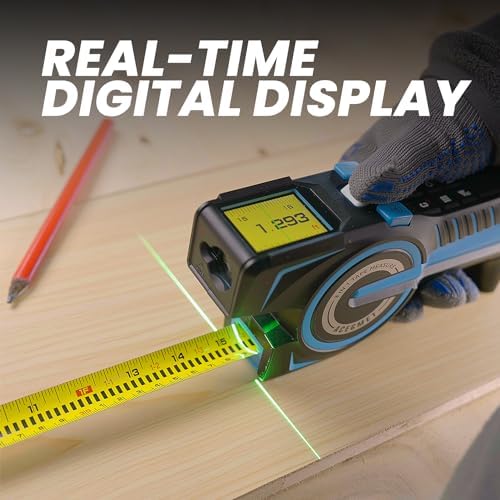 ACEGMET 3-in-1 Digital Tape Measure with Instant Digital Readout