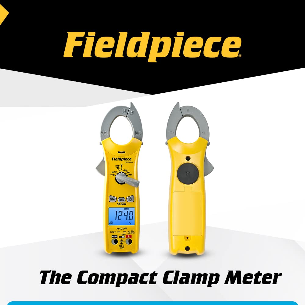 Fieldpiece Compact HVACR Clamp Multimeter with Temperature