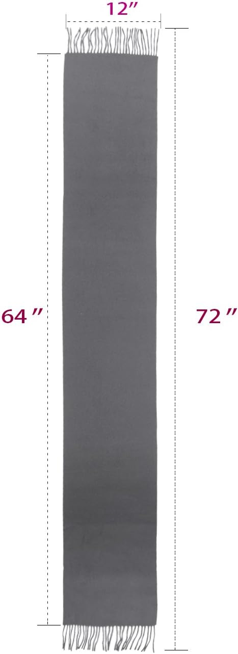 Dahlia Men's Winter Scarf - Wool Blend, Soft & Warm, Cashmere Feel