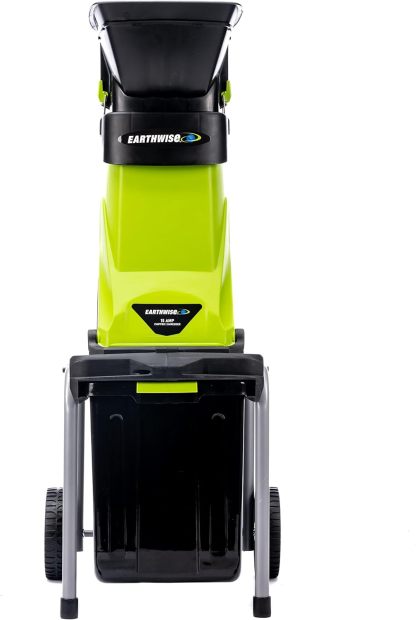 Earthwise 15-Amp Garden Corded Electric Chipper, Collection Bin
