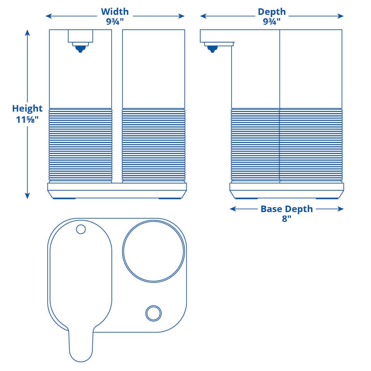 Aquasana Countertop Water Filter System for Drinking Water - Clean Water Machine
