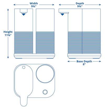 Aquasana Countertop Water Filter System for Drinking Water - Clean Water Machine