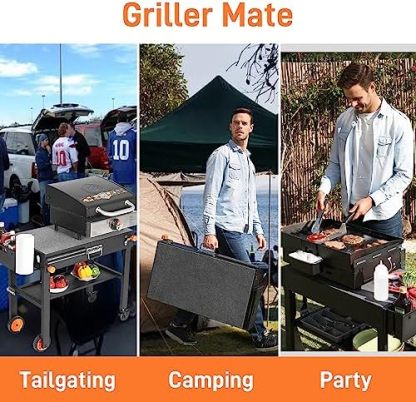 DeintYei Foldable Outdoor Grill Table