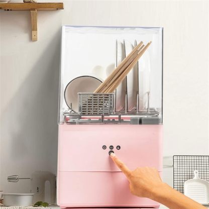 QXWJ Portable Countertop Dishwasher, Pink
