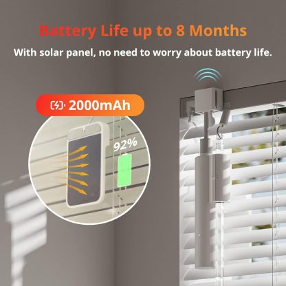 SwitchBot Smart Electric Motorized Blinds Kit - 3Pack with 2.4G WiFi Remote Control