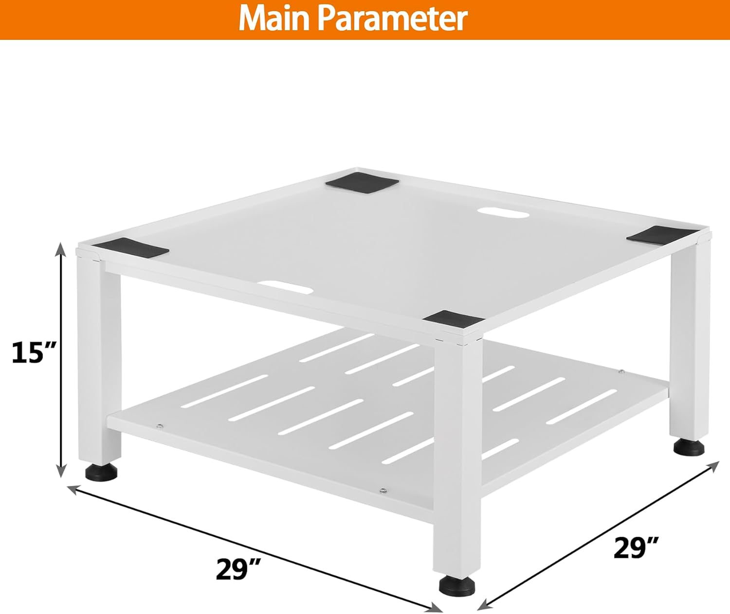 Talustool Premium Washer and Dryer Pedestal Stand Metal