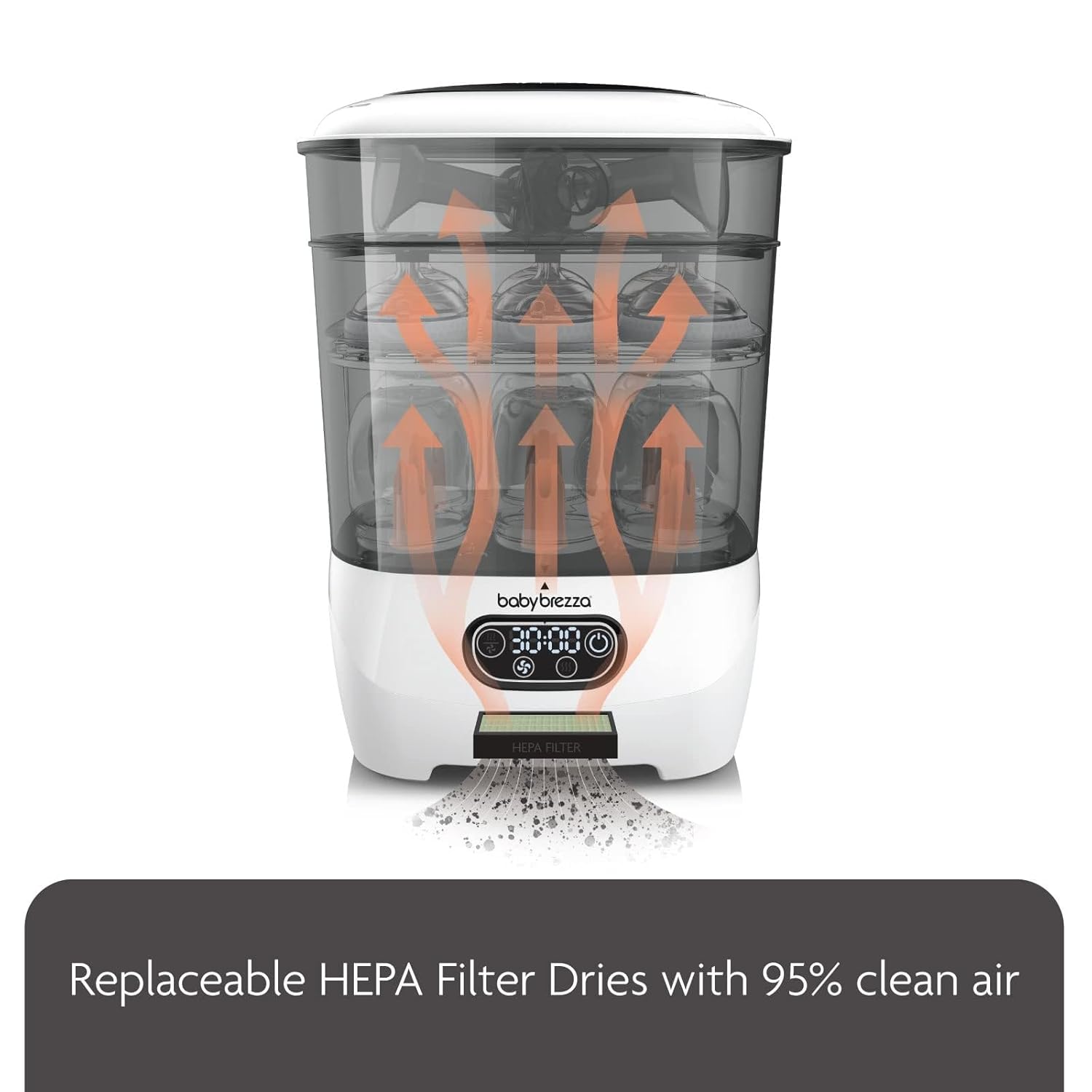 Baby Brezza Bottle Sterilizer and Dryer Advanced – Electric Steam Sterilization Machine Universal Sterilizing