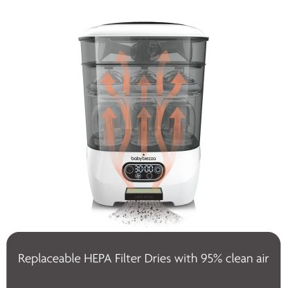 Baby Brezza Bottle Sterilizer and Dryer Advanced – Electric Steam Sterilization Machine Universal Sterilizing