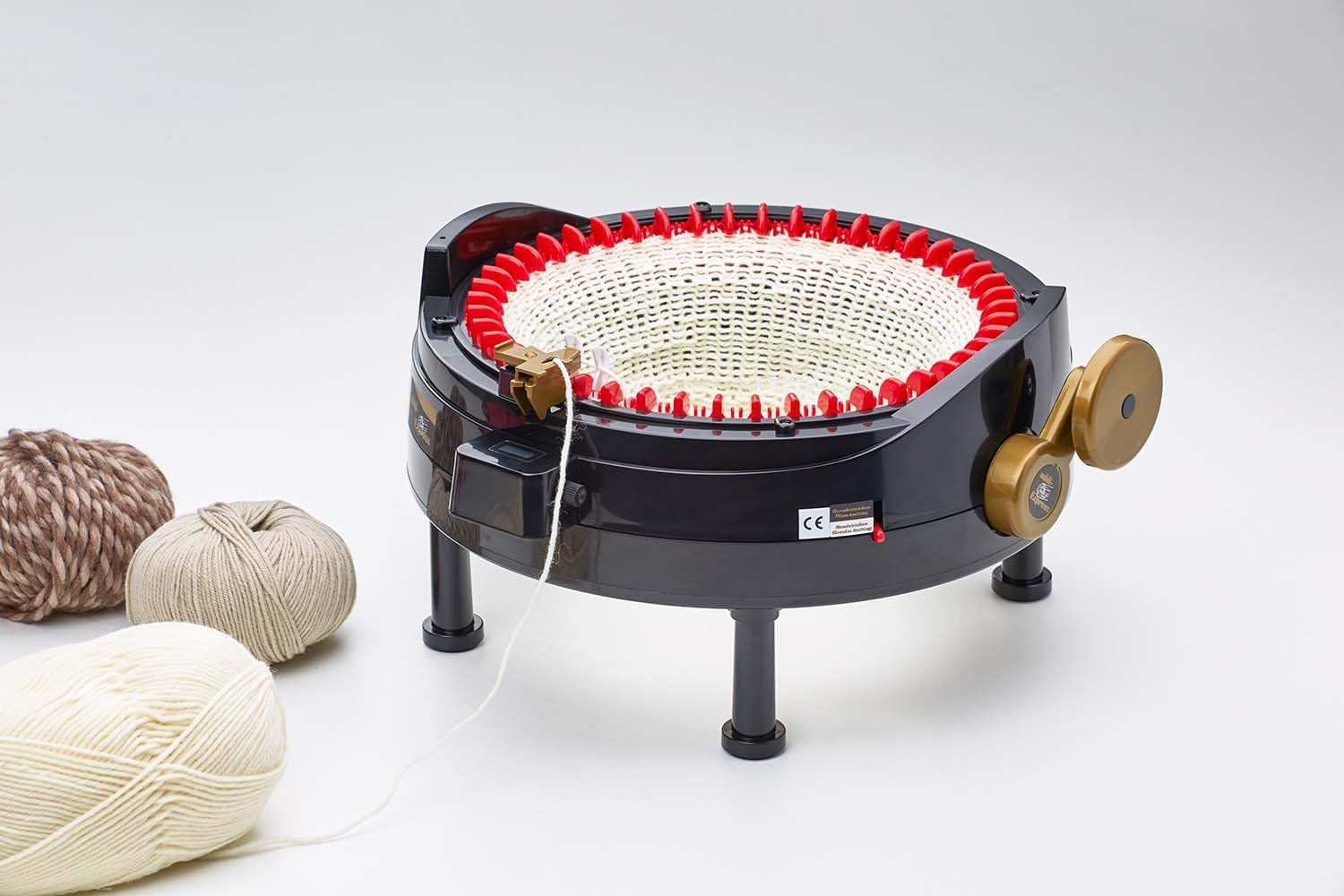 Addi Smart Weaving Loom Knitting Round Rotating Double Knit Loom Machine Kit