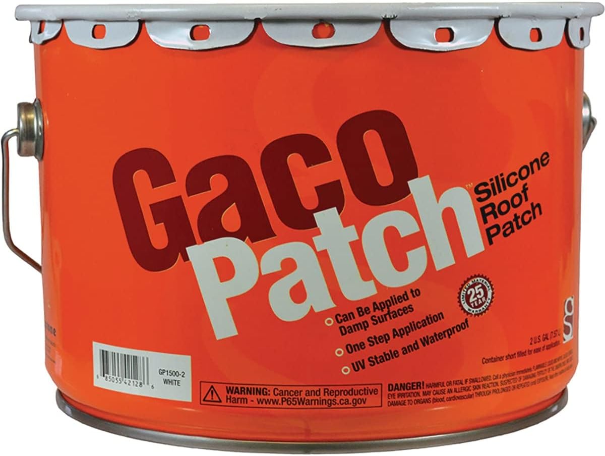 GACO GACOPatch GP15002 GACOPATCH White GP1500-2G Silicone Roof Patch