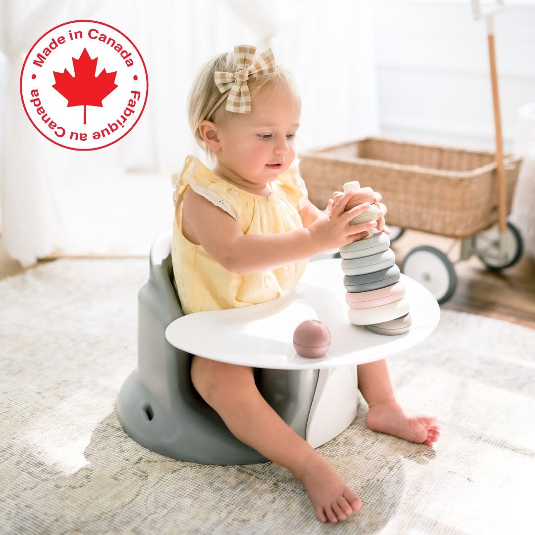 Upseat Baby Floor Seat Booster Chair for Sitting Up with Removable Tray