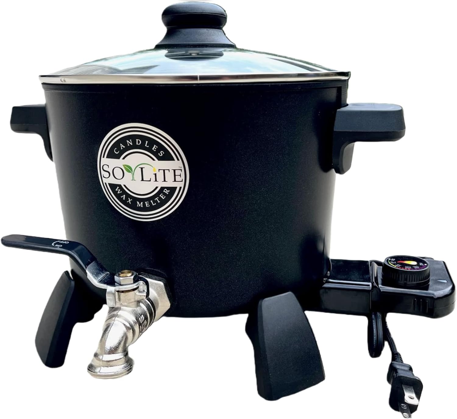 SOYLITE CANDLES Wax Melter for Candle Making, Wax Melter Has Easy Pour Valve