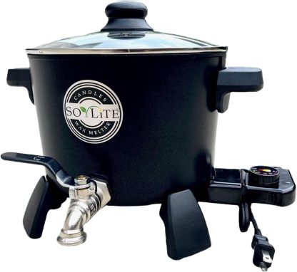 SOYLITE CANDLES Wax Melter for Candle Making, Wax Melter Has Easy Pour Valve