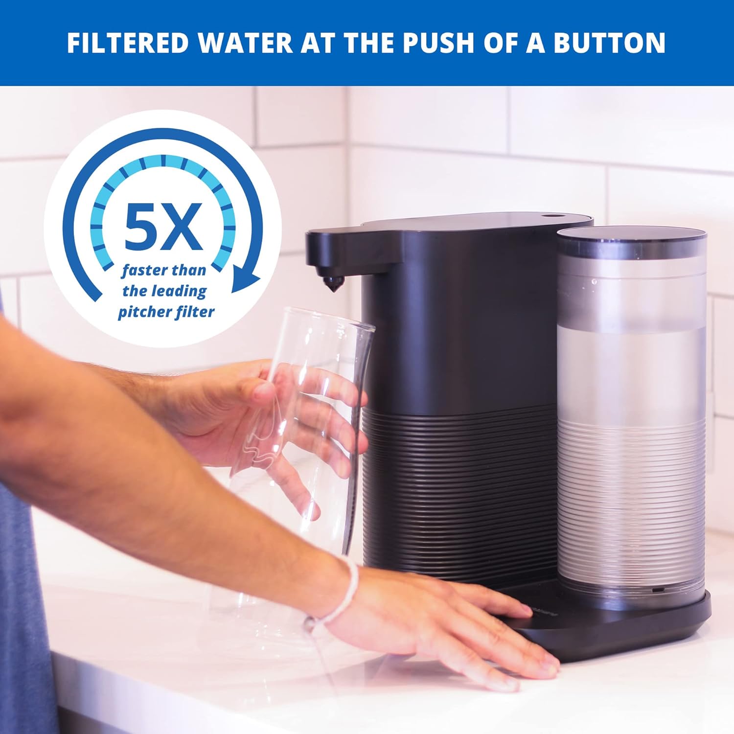 Aquasana Countertop Water Filter System for Drinking Water - Clean Water Machine