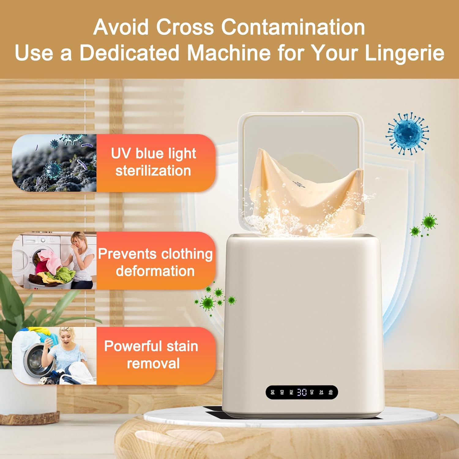 Ponzyeet automatic underwear washing machine