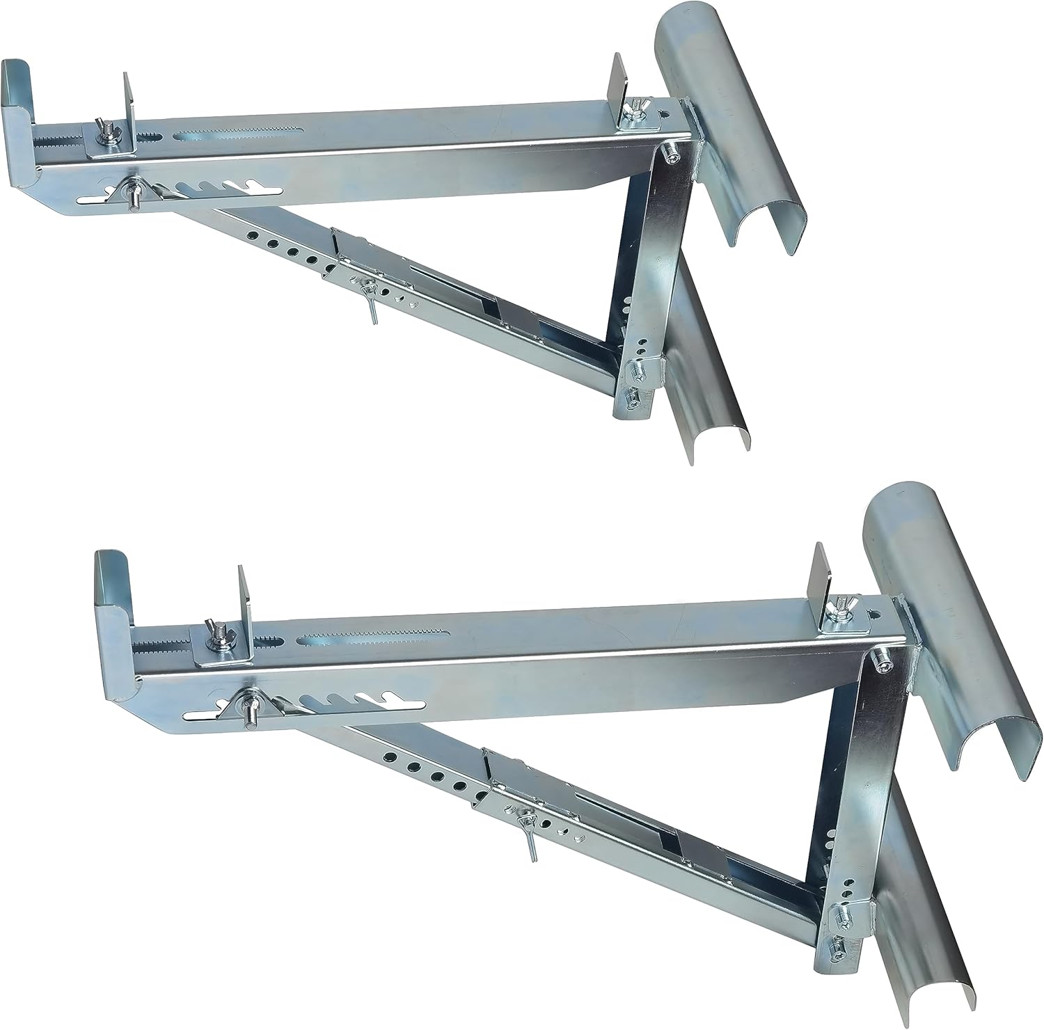 ‎Delmoar Ladder Jacks Scaffold Bracket,Two-Rung Short Body Extension Ladder Jack
