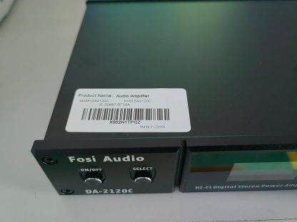 Fosi Audio Bluetooth 5.0 Stereo Audio Amplifier Support, with Remote Control