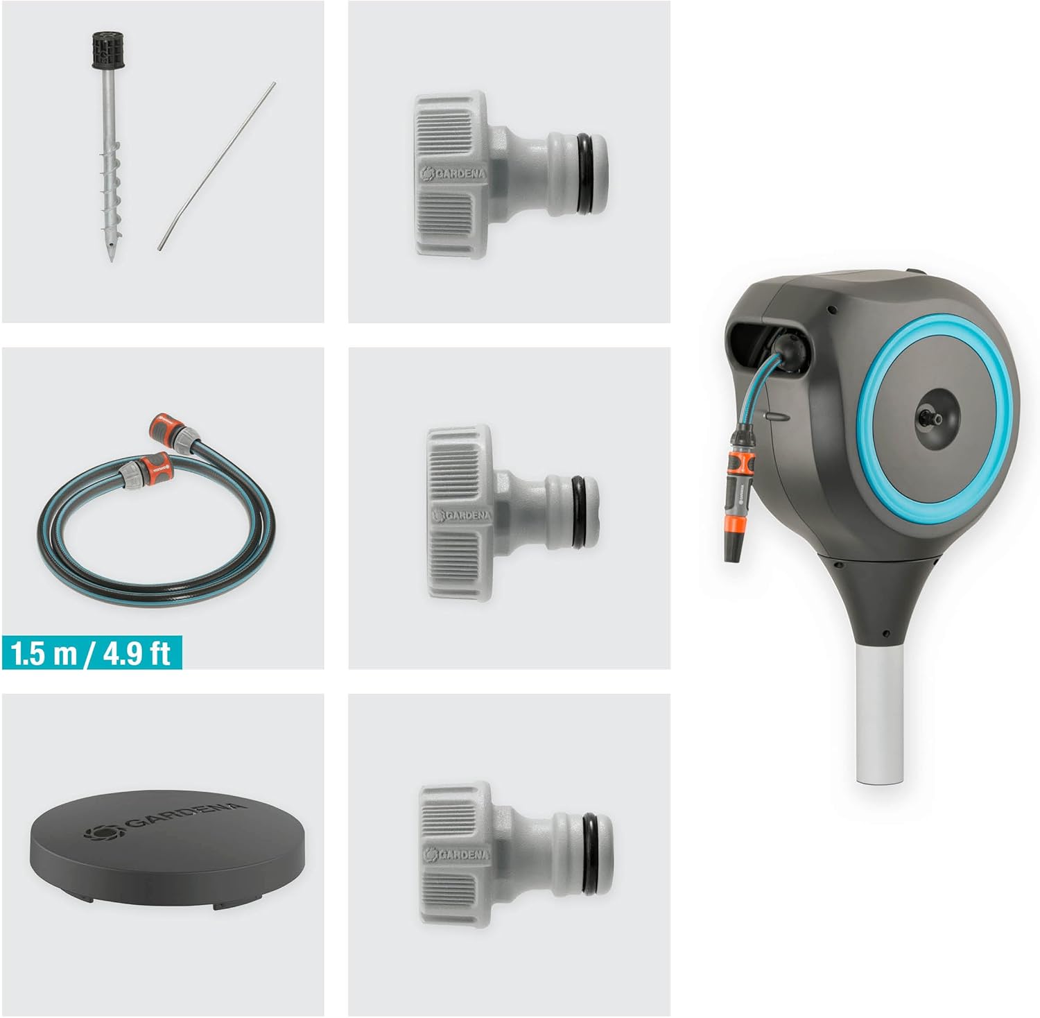 Gardena Automatic Retractable Garden Hose Reel