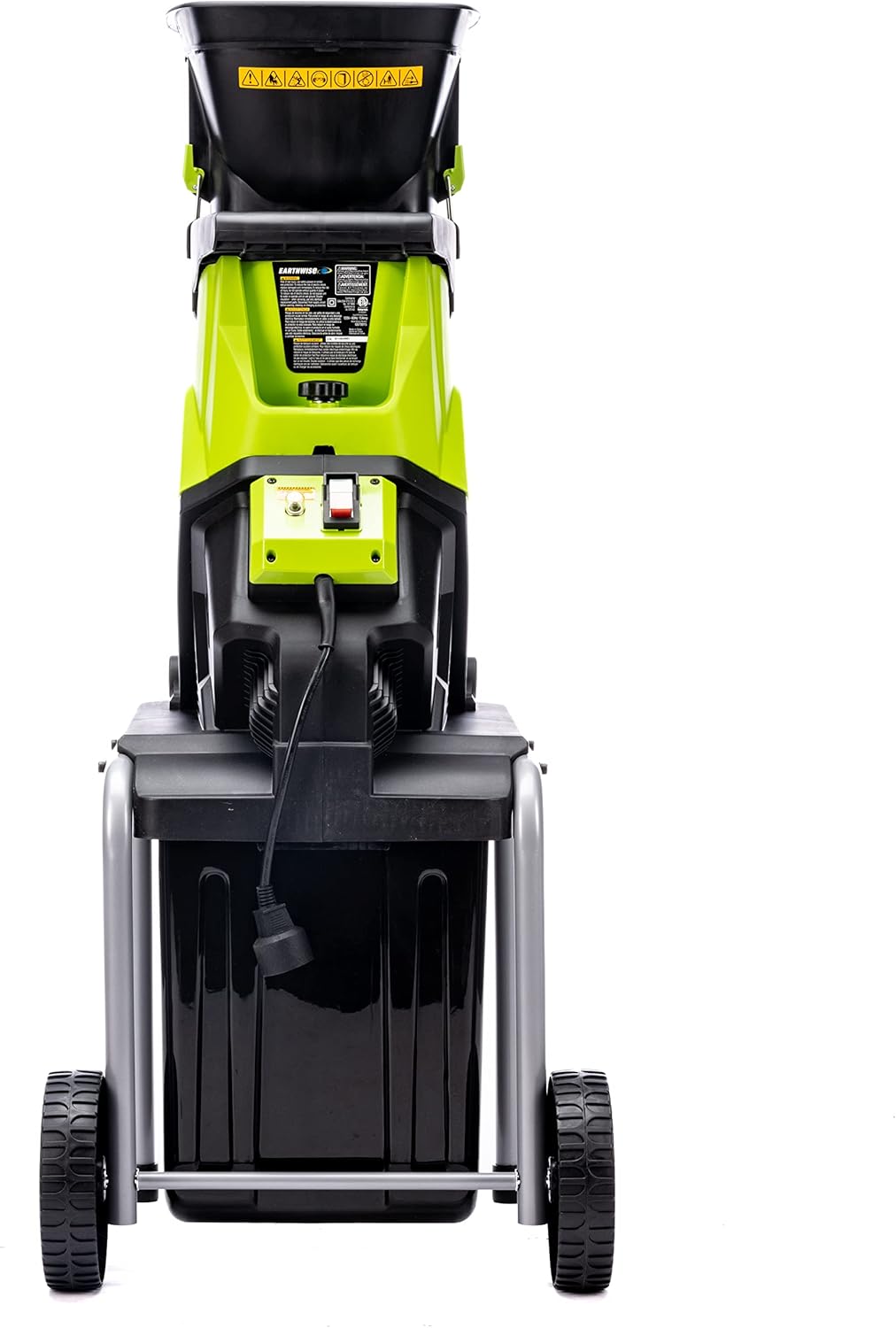 Earthwise 15-Amp Garden Corded Electric Chipper, Collection Bin