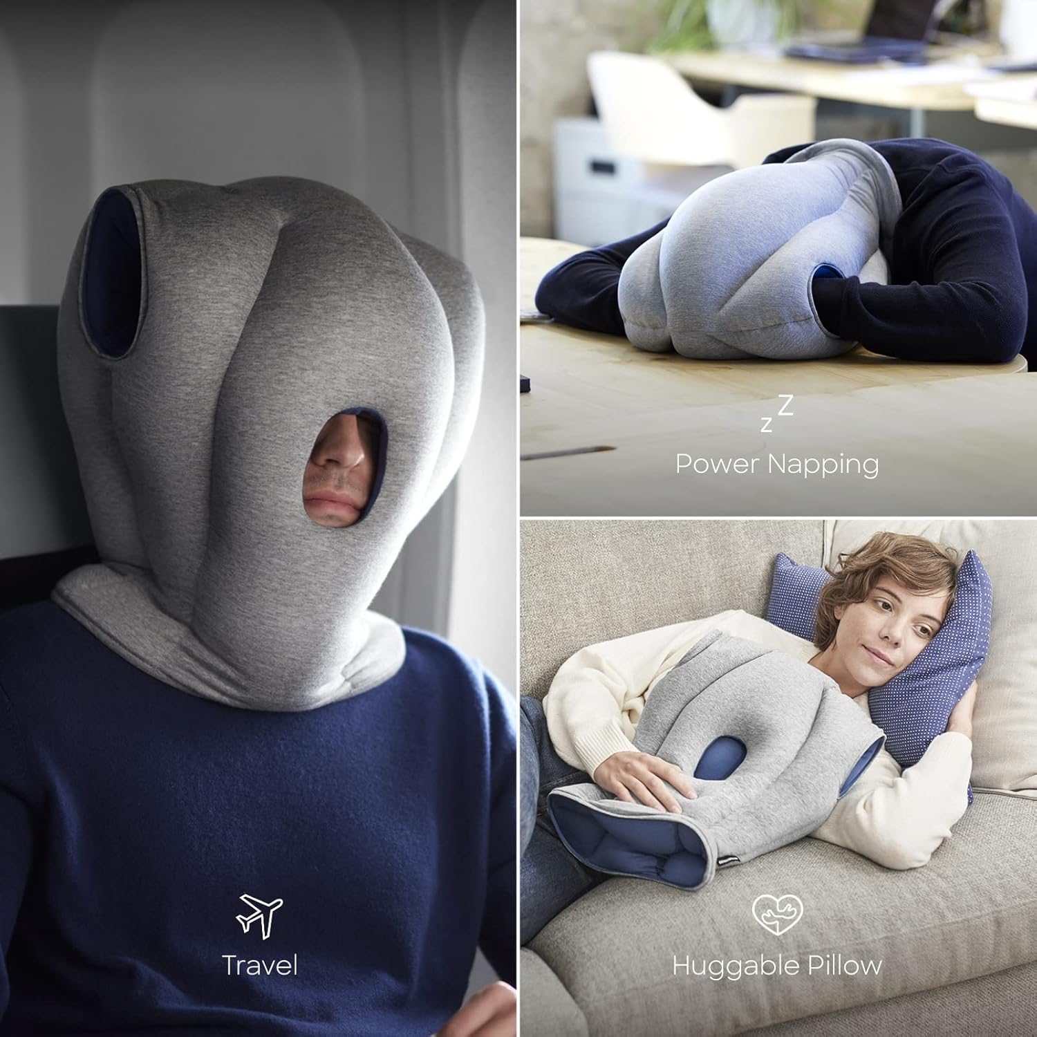 Ostrichpillow Original Travel Pillow & Power Nap Pillow
