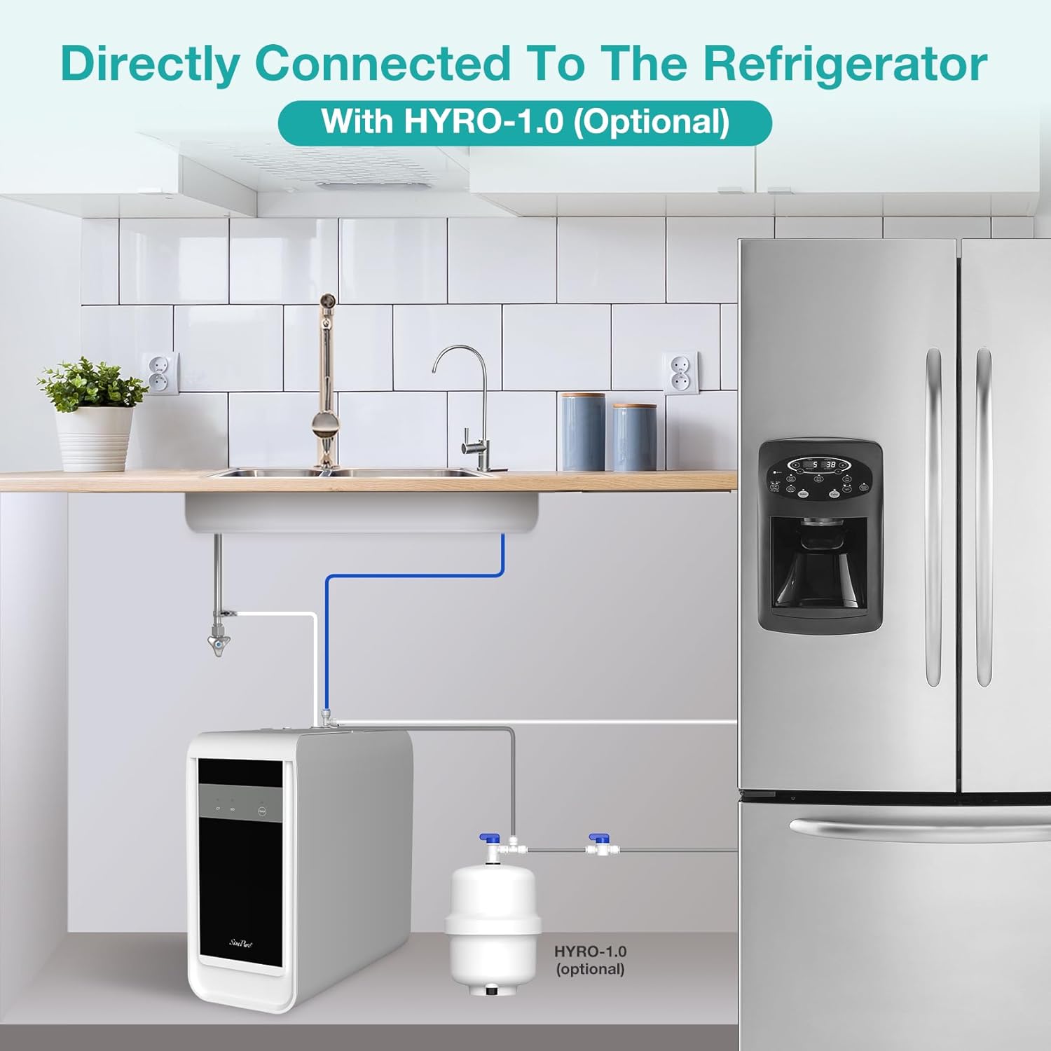 SimPure Tankless Reverse Osmosis System, Under Sink Water Filter System